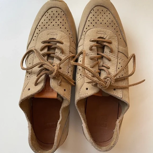 FRYE Leather Lace Up Shoes Women’s 8.5 - Picture 3 of 5